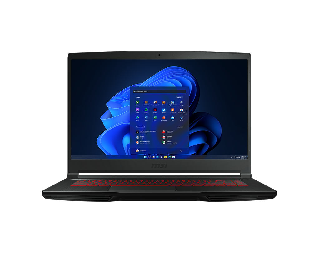 MSI GF63 Thin 15.6, i5-11400H, NVIDIA GeForce RTX 3050, 8GB Memory, 512GB NVMe SSD, Black - Image 5