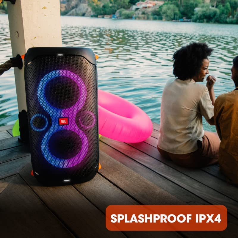 JBL PartyBox 110 – Portable Bluetooth Party Speaker with Built-in Lights – Black – JBLPARTYBOX110AM - Image 9