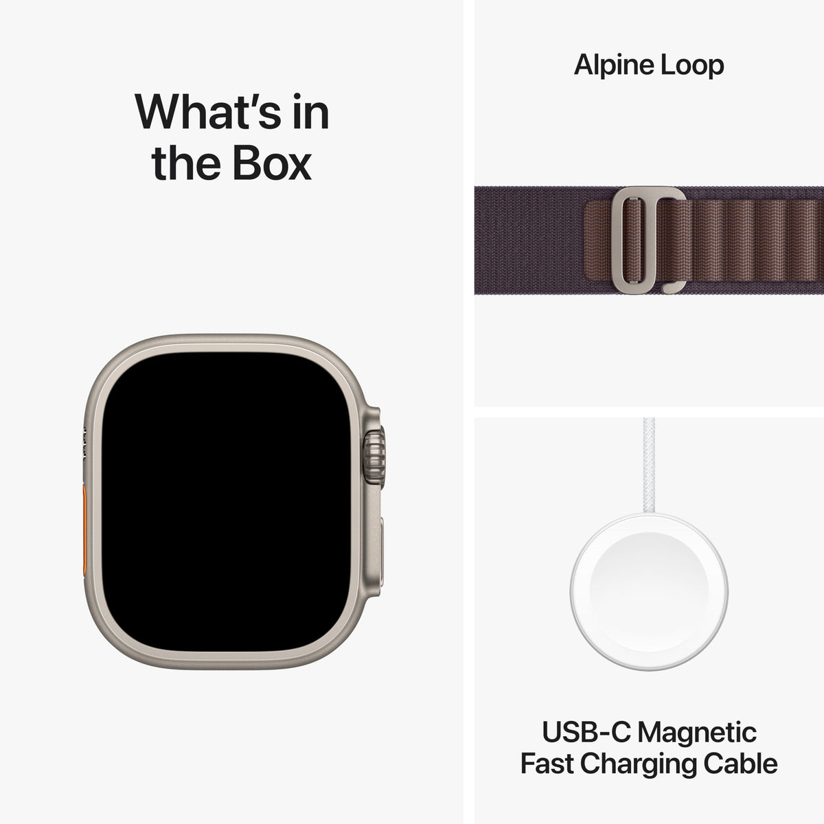Apple Watch Ultra 2 (GPS + Cellular) 49mm Titanium Case with Indigo Alpine Loop with Blood Oxygen - MRER3LL/A - Image 6