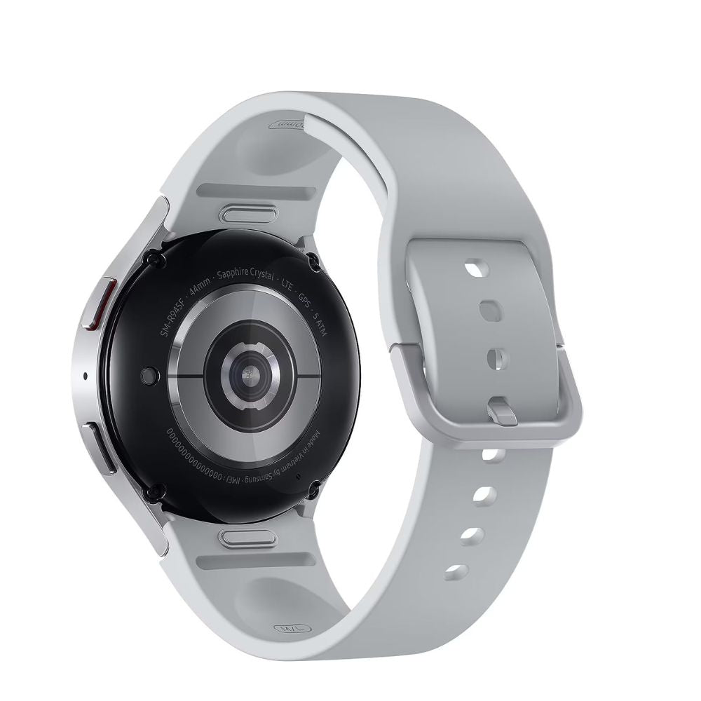 Samsung Galaxy Watch 6 44mm LTE - Silver Aluminum with Silver Sports Band - SM-R945UZSAXAA - Image 3