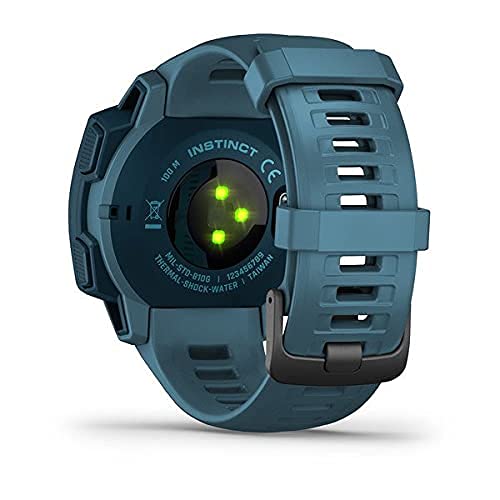 Garmin - Instinct Smartwatch Fiber-Reinforced Polymer - Lakeside Blue - 010-02064-04 - Image 9