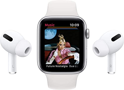 Apple Watch SE (GPS) 40mm Silver Aluminum Case with Abyss Blue Sport Band - MKNY3LL/A - Image 7