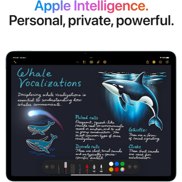 iPad Air 11" (M2, 2024) 128GB - Blue (Wi-Fi) - Image 3