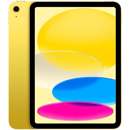 Apple - iPad 10th Gen (2022) with Wi-Fi + Cellular - 256GB - Yellow - MQ6V3LL/A