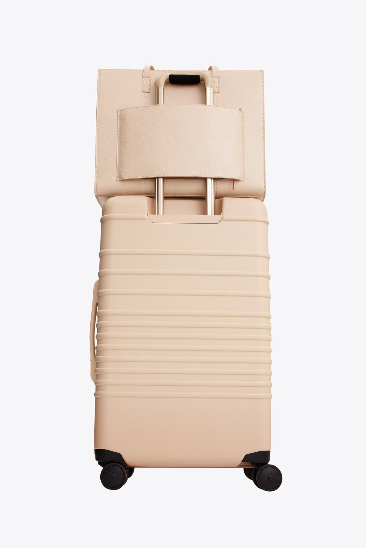 The Large Work Tote in Beige - Image 13