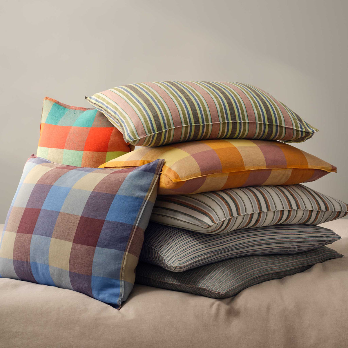 Washed European Linen Pillowcase Set - Image 190