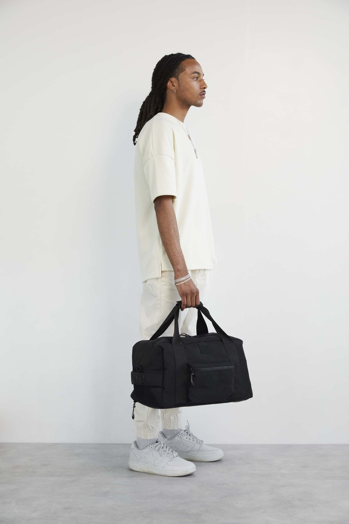 The Sport Duffle Backpack in Black - Image 5
