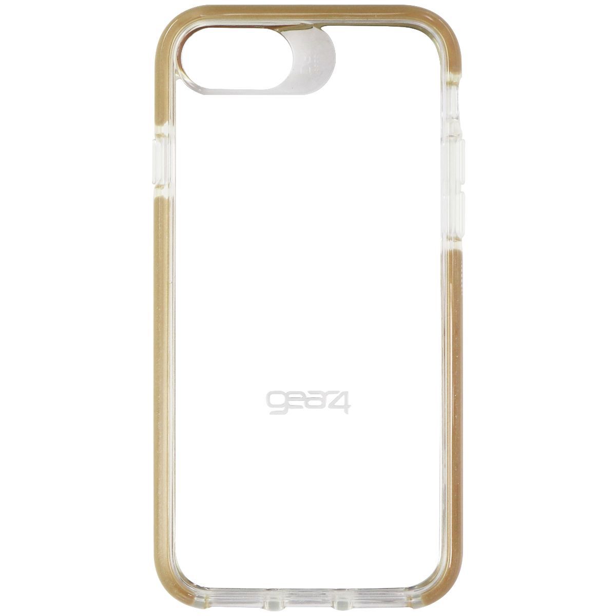 ZAGG Piccadilly Series Hybrid Case for Apple iPhone 8 and 7 - Clear/Gold border - New - Image 2