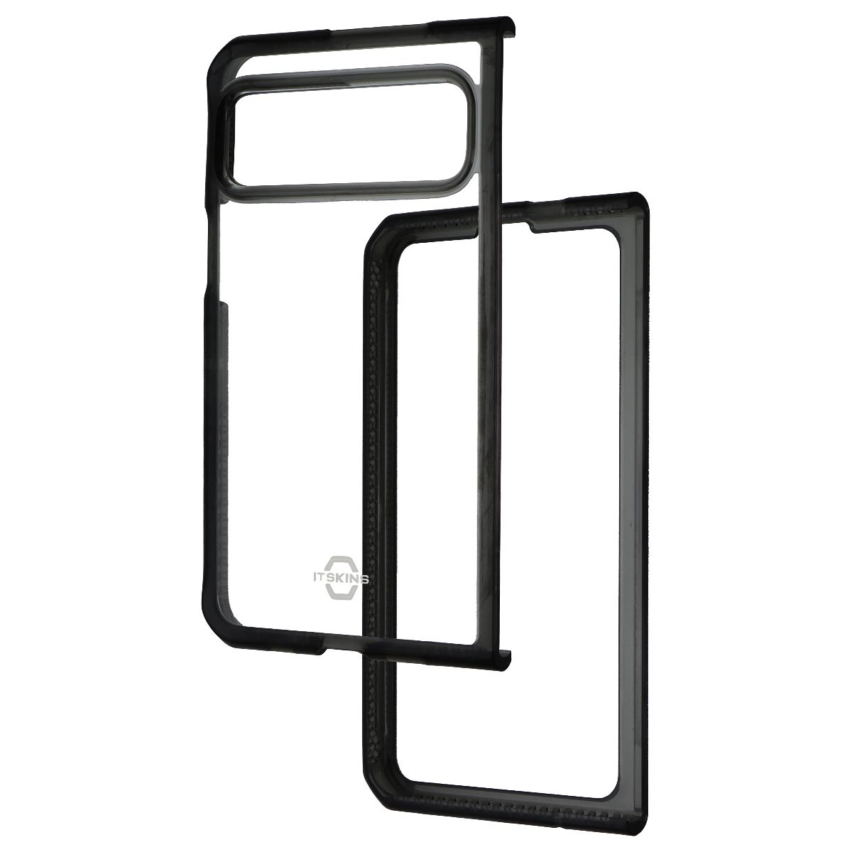 ITSKINS Hybrid_R Clear Case for Google Pixel Fold - Black/Transparent - New - Image 3