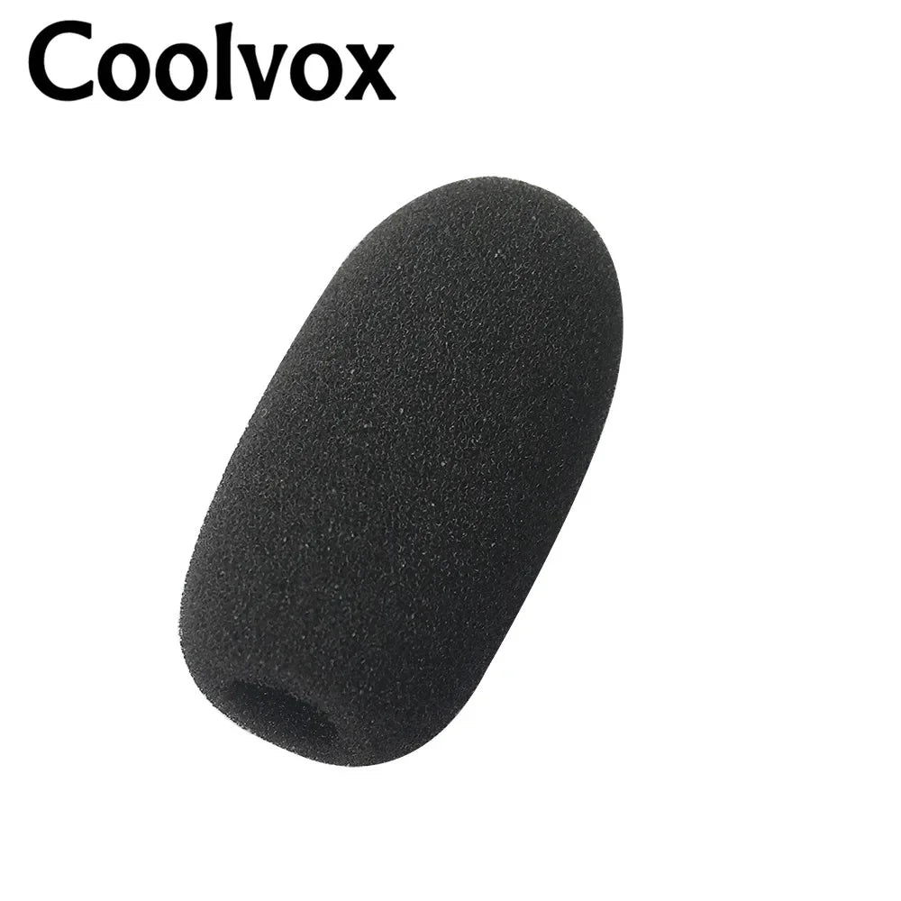 5pcs Wired & Wireless Conference Microphone Foam Windscreen Covers - 5pcs black
