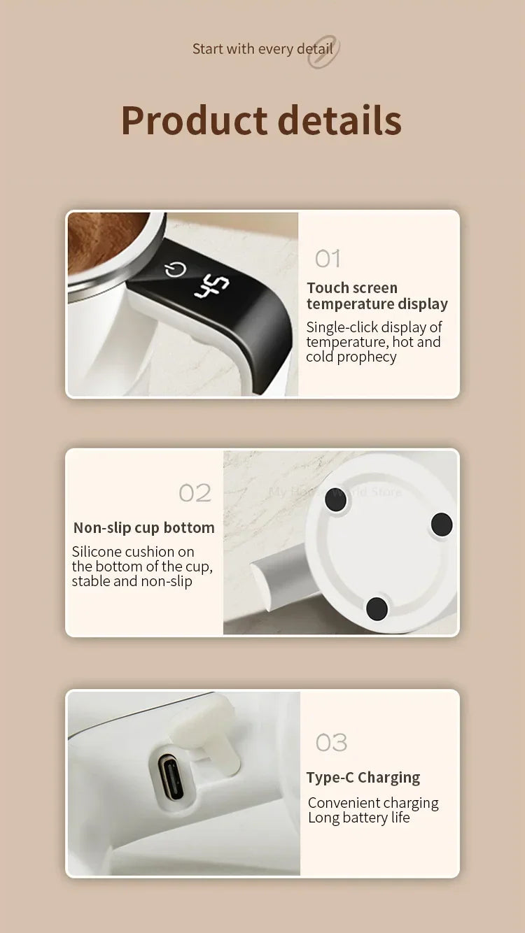 Automatic Self-Stirring Coffee Mug - Image 9