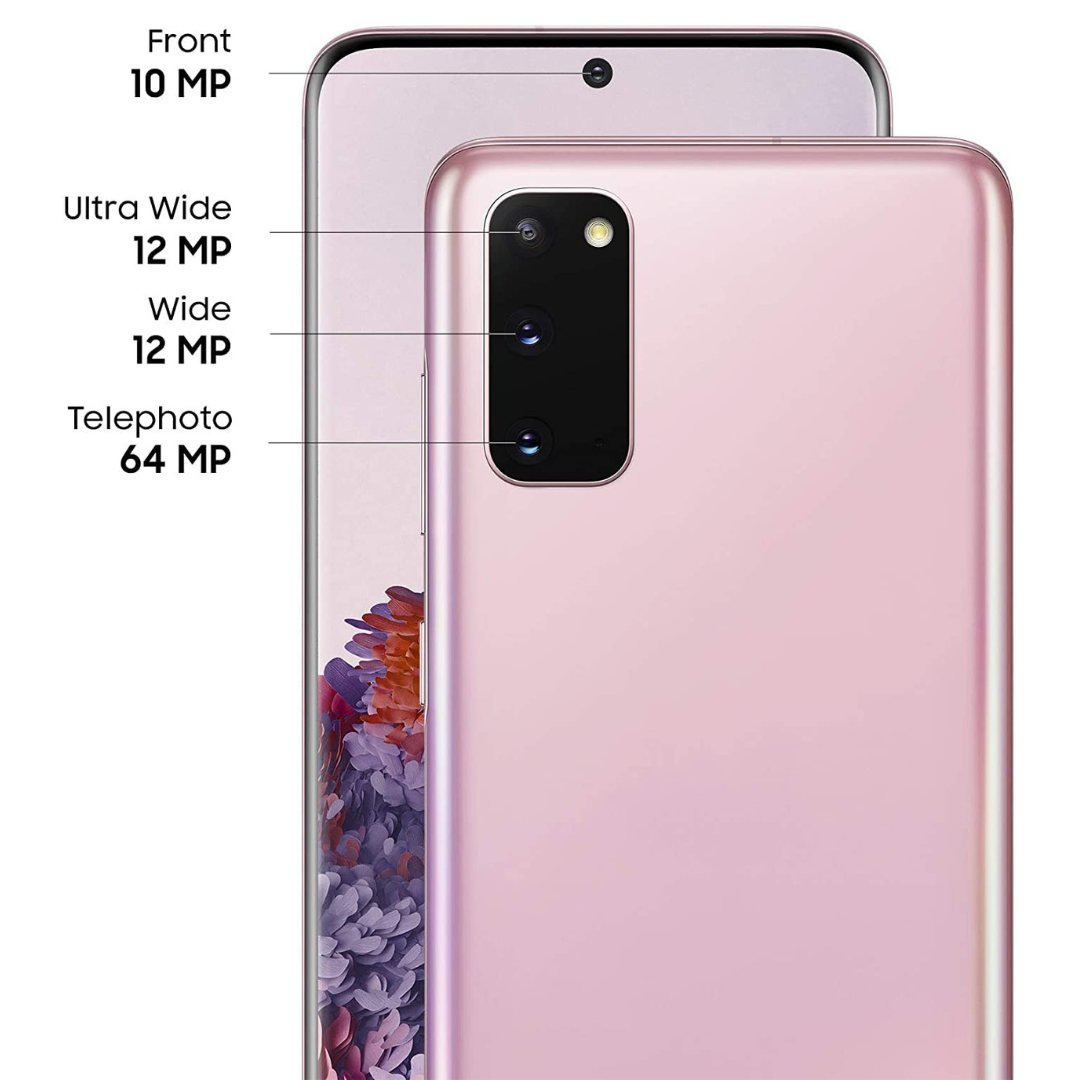 Unlocked Samsung Galaxy S20 5G - 128GB - Cloud Pink - SM-G981UZIAXAA - Image 7
