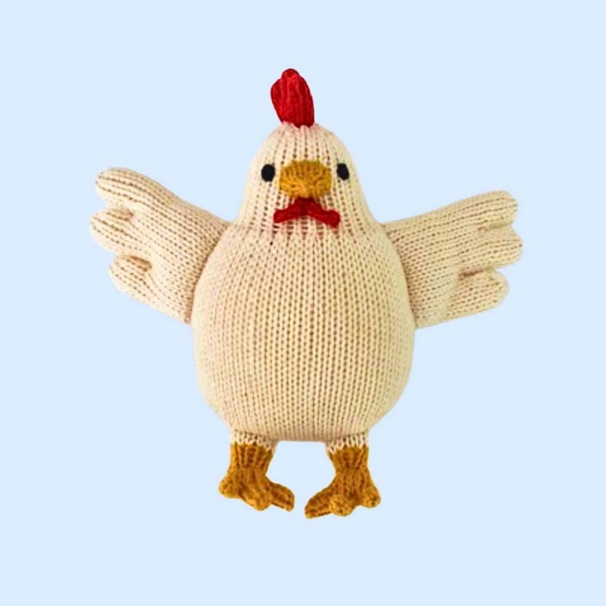 Estella Hank the Organic Chicken Rattle - Image 2