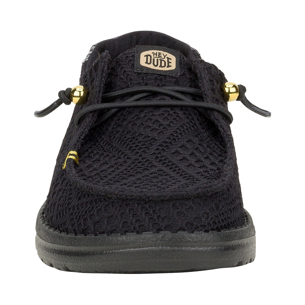 HEYDUDE Wendy Boho Crochet Womens Shoes - Black - Image 5