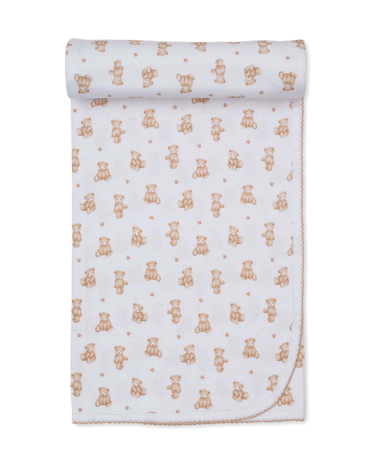 Kissy Kissy Blanket - Teddy Bears, Tan