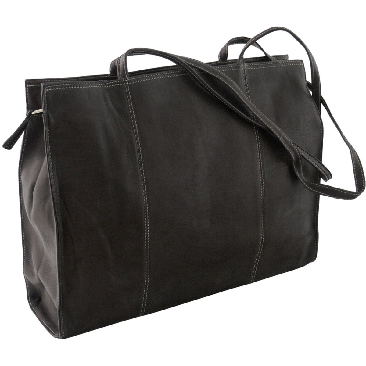 Urban Leather Tote Bag - Black