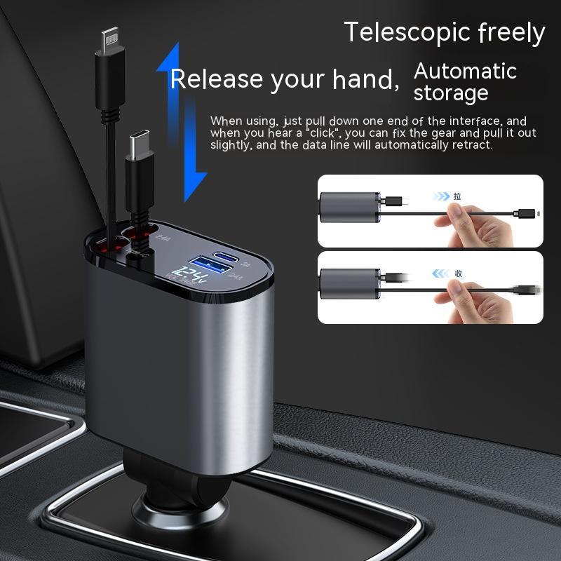 100W Metal Car Fast Charger - Image 4
