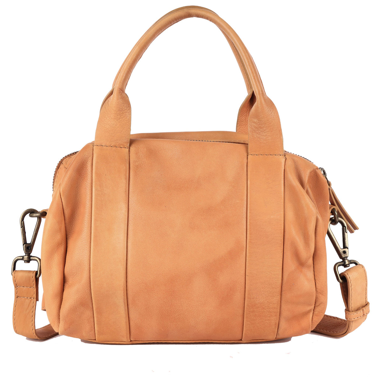 Billie Leather Crossbody Bag - Tan