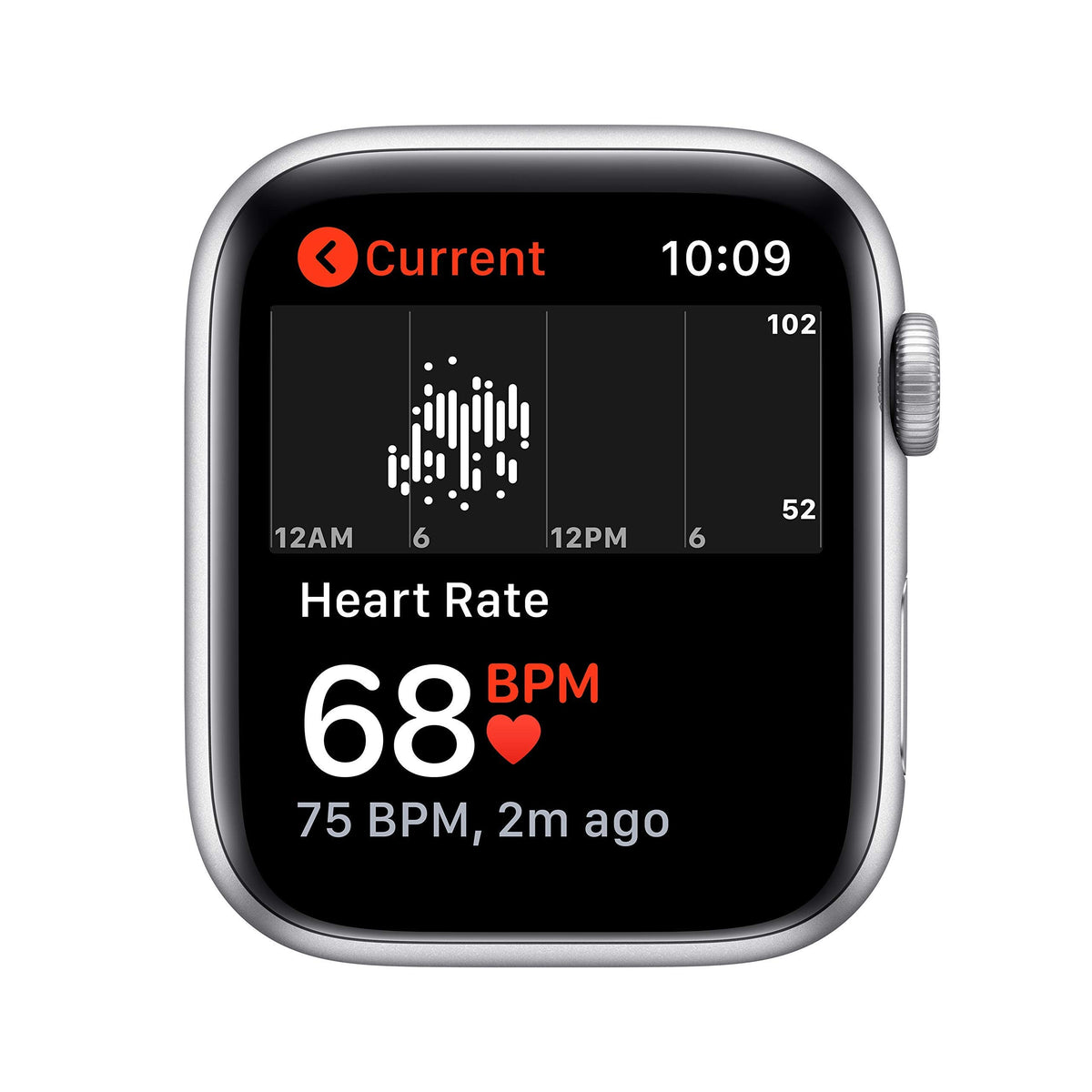 Apple Watch SE (GPS + Cellular) 44mm Silver Aluminum Case with White Sport Band - Silver - (2020) - MYEM2LL/A - Image 4
