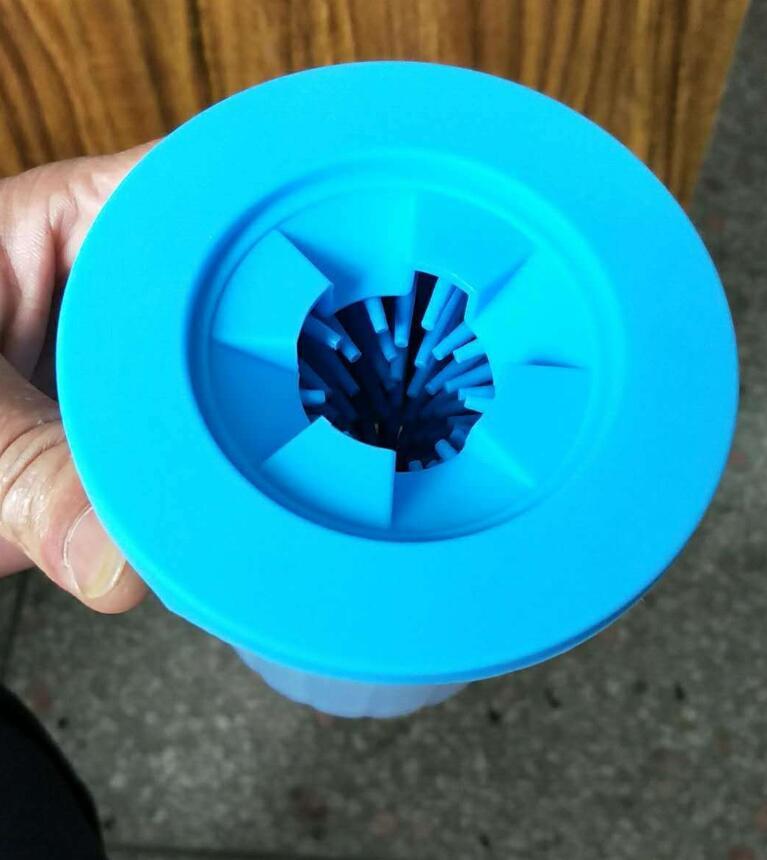 Silicone Dog Paw Washer Cup - Blue C