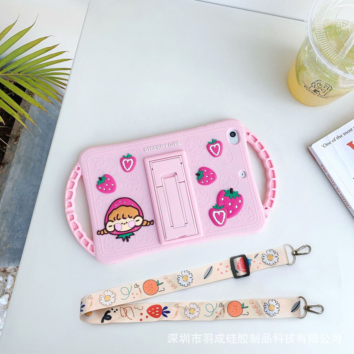 Strawberry Girl iPad Case