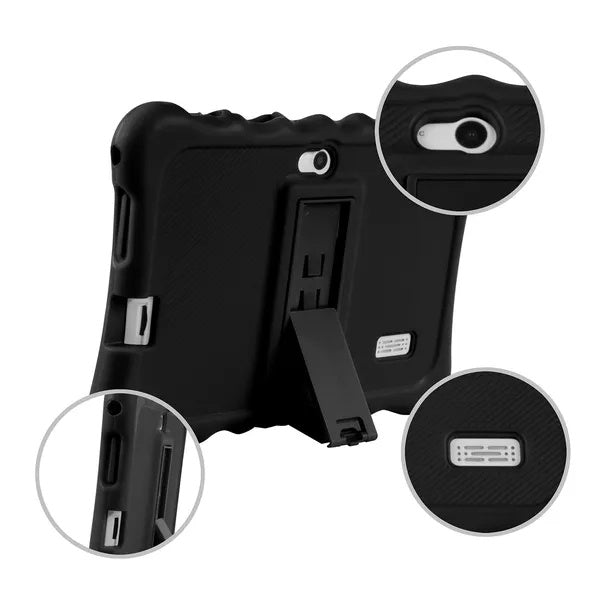 Shock-Resistant Silicone Snap-On Case with Built-In Stand - Image 3