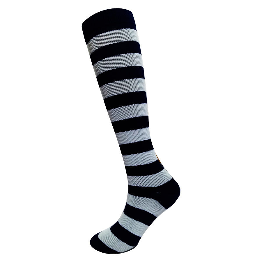 Comfortable Leg Support Compression Elastic Sports Socks - 1 Jacquard