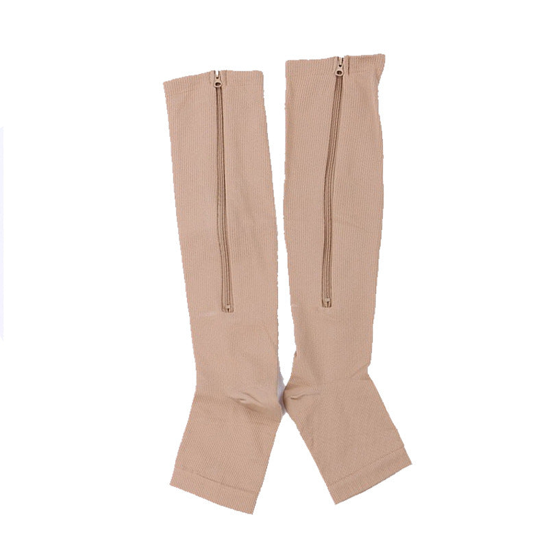 Sports Toe Compression Socks - Skin Color