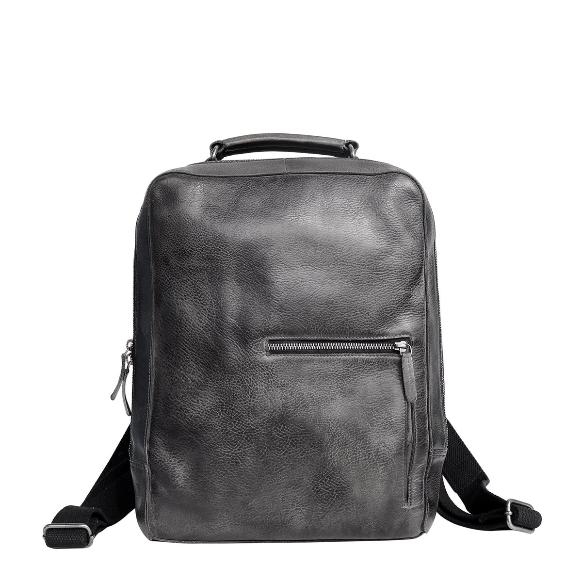 McKinney Leather Backpack - Charcoal
