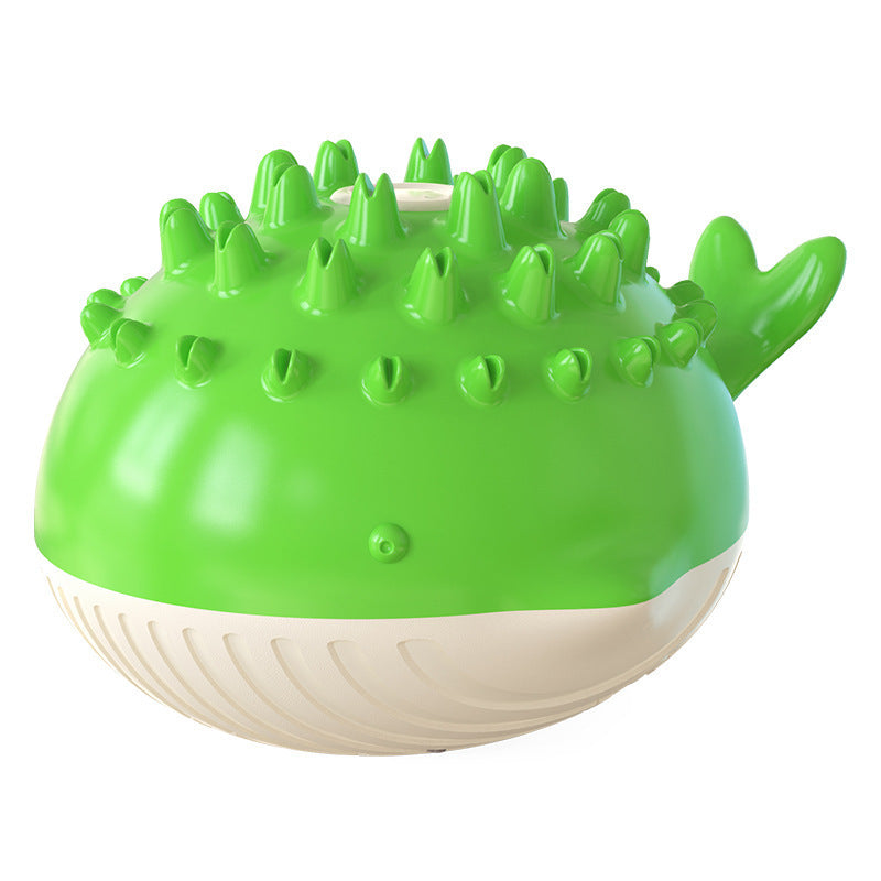 Electric Floating Water Spray Dog Toy - Green 4