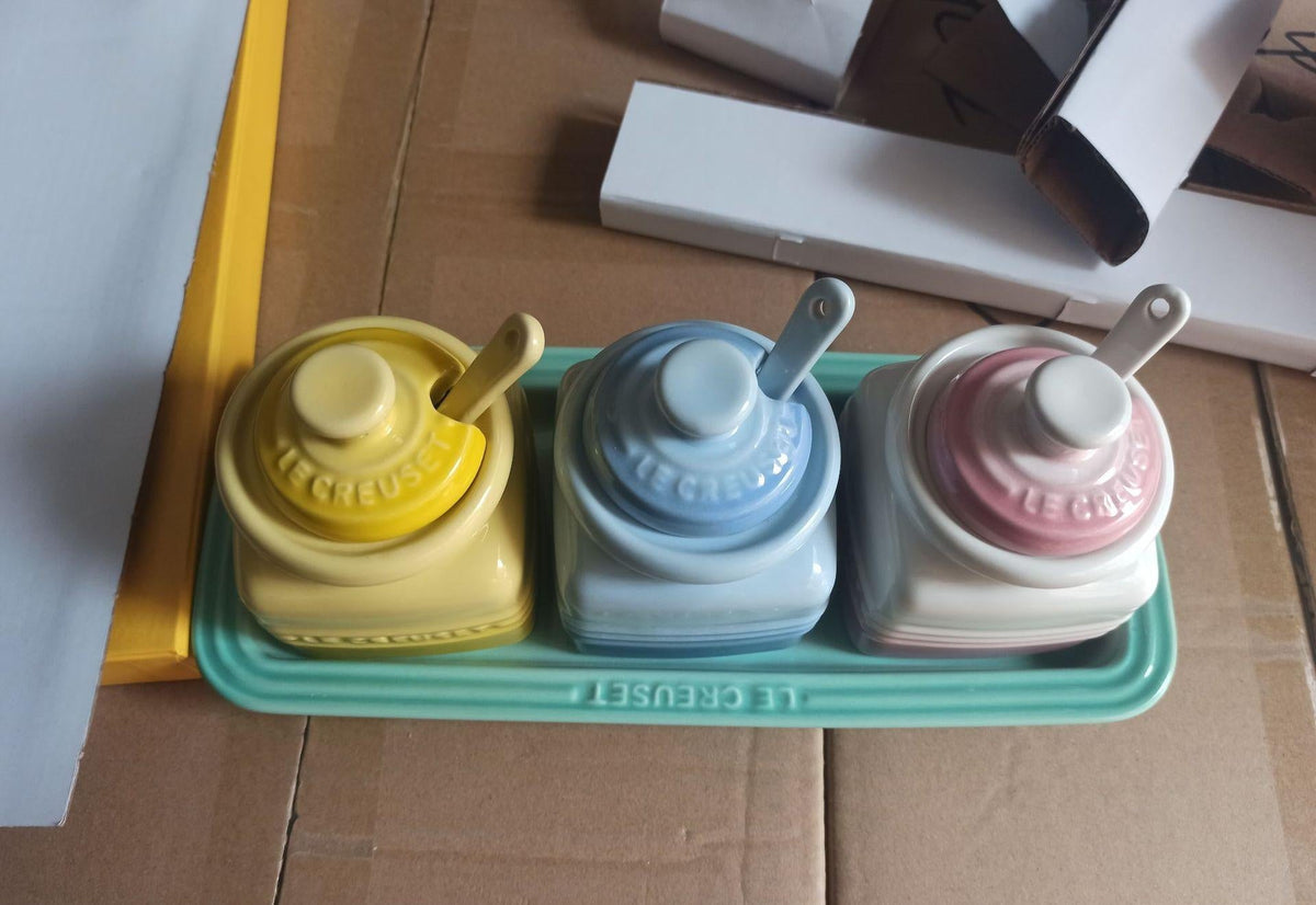 Colorful Kitchen Seasoning Jar with Spoon - Image 4