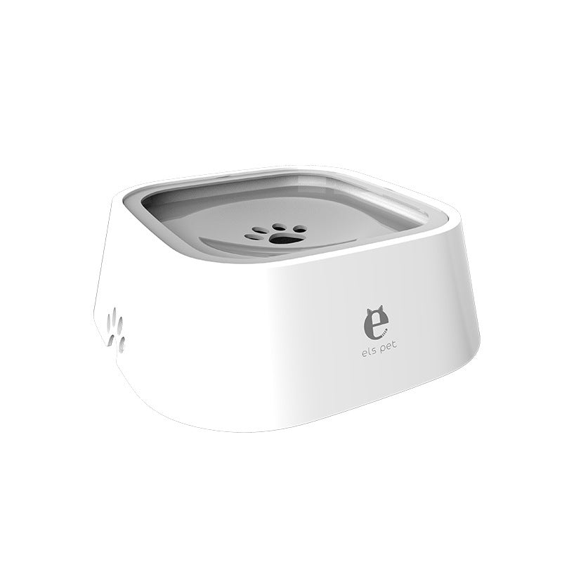 No-Spill Pet Feeding Bowl - Grey