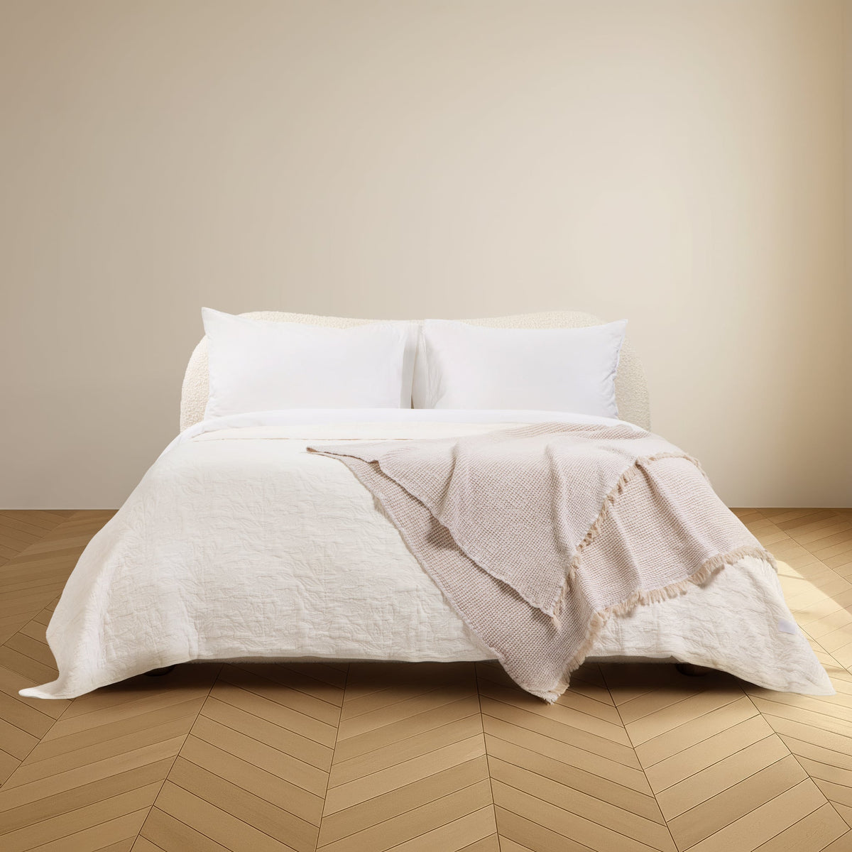 The Organic Cotton Waffle Throw - Heirloom
