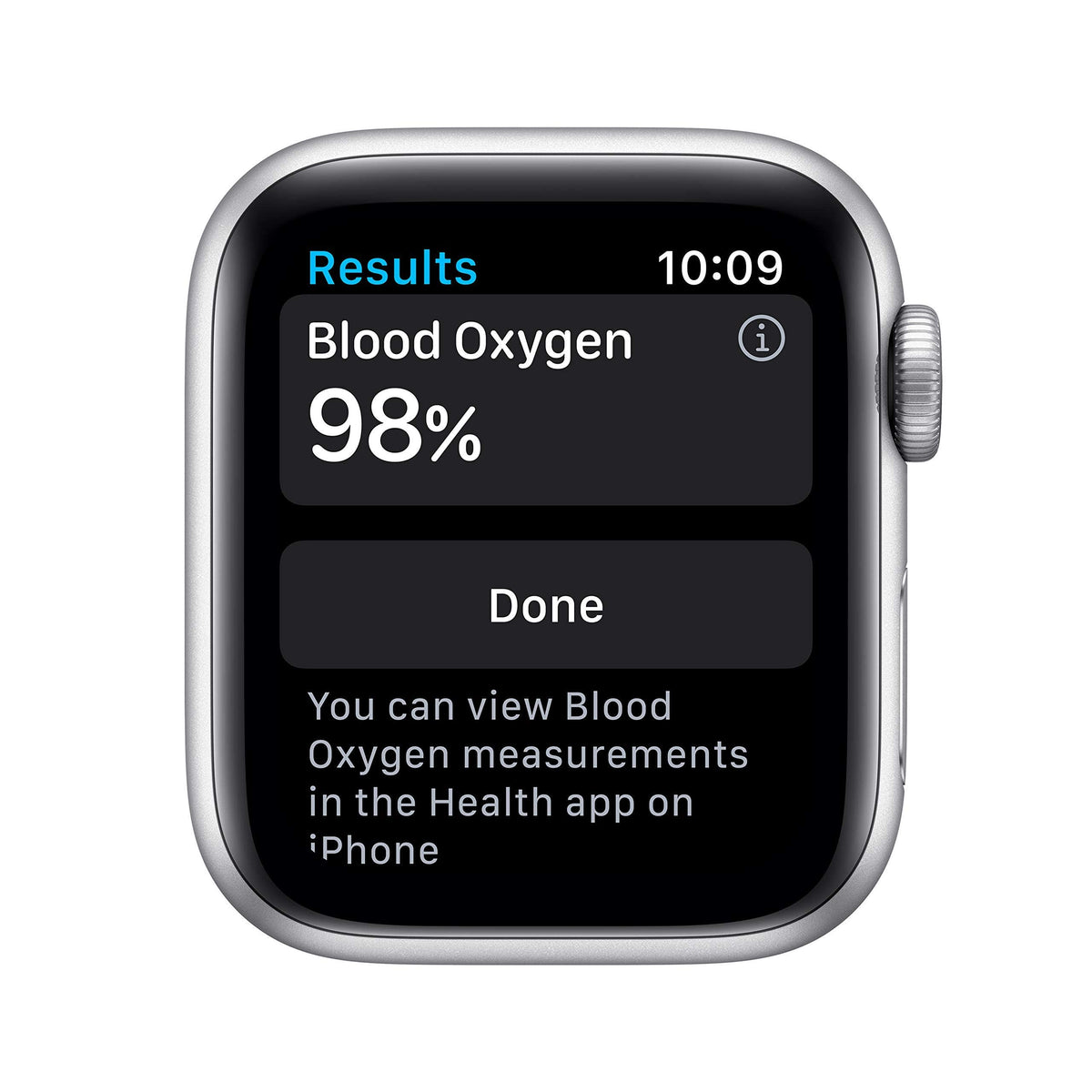 Apple Watch Series 6 (GPS, 40mm) - Silver Aluminum Case with White Sport Band - MG283LL/A - Image 3