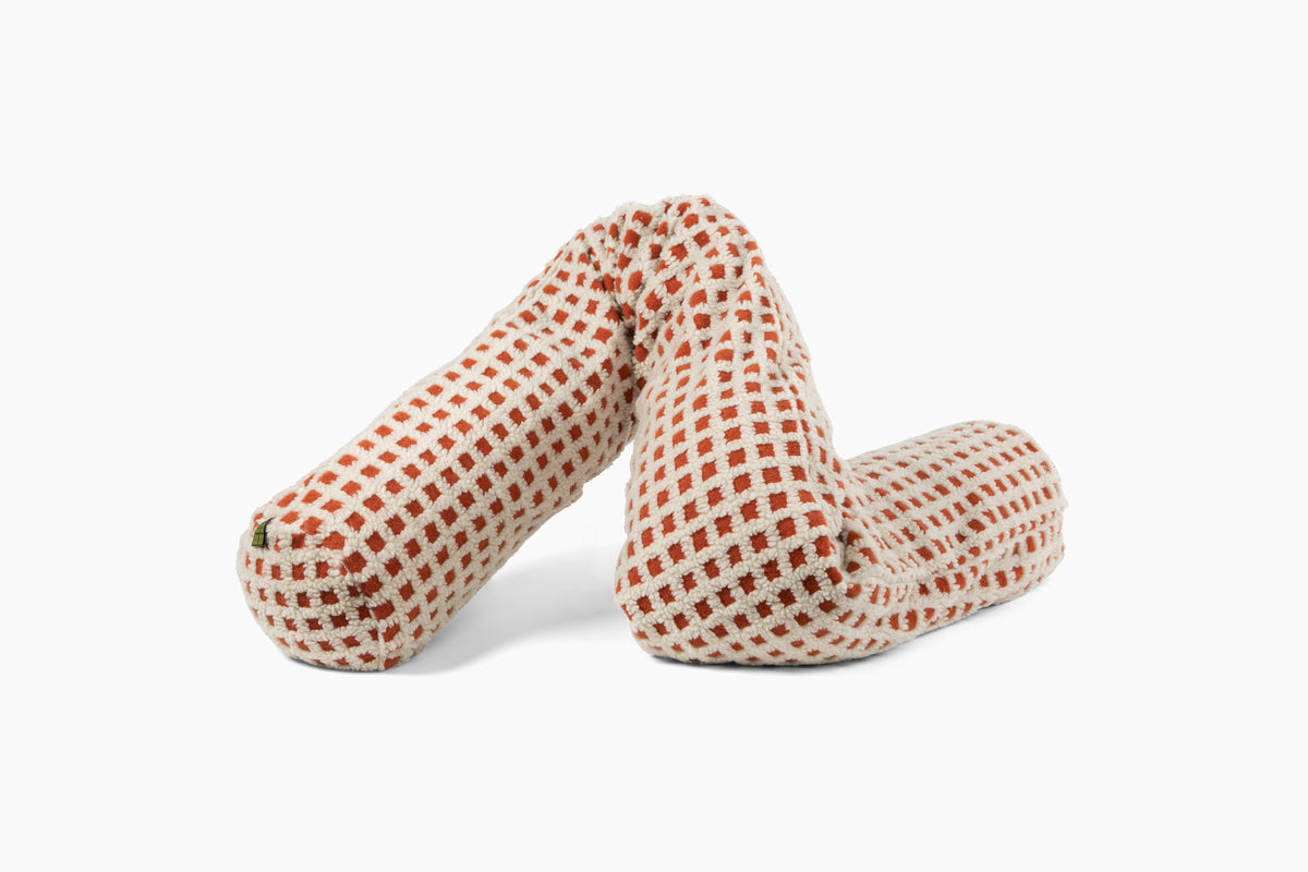 Wiggle Pillow Cover - Picante/Almond Milk