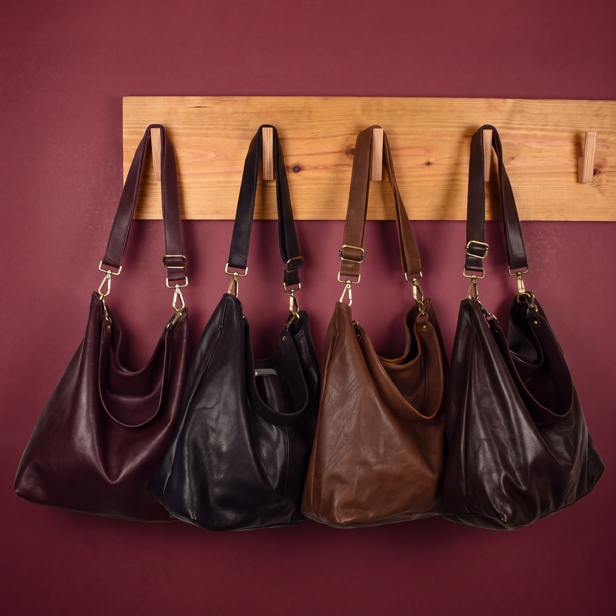 Bree Milled Leather Shoulder Bag - Image 5