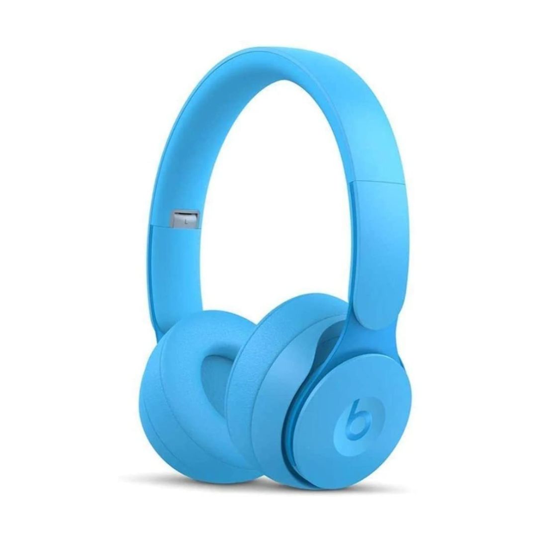 Beats Solo Pro More Matte Collection Wireless Noise Cancelling On-Ear Headphones – Light Blue – MRJ92LL/A