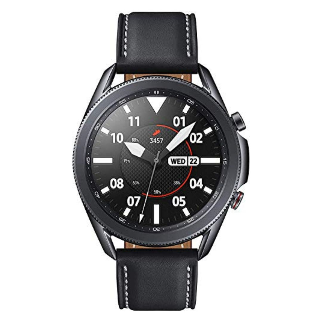 Samsung Galaxy Watch 3 (45mm, GPS, Bluetooth) Smart Watch with Advanced Health - Mystic Black - SM-R845UZKAXAR - Image 2
