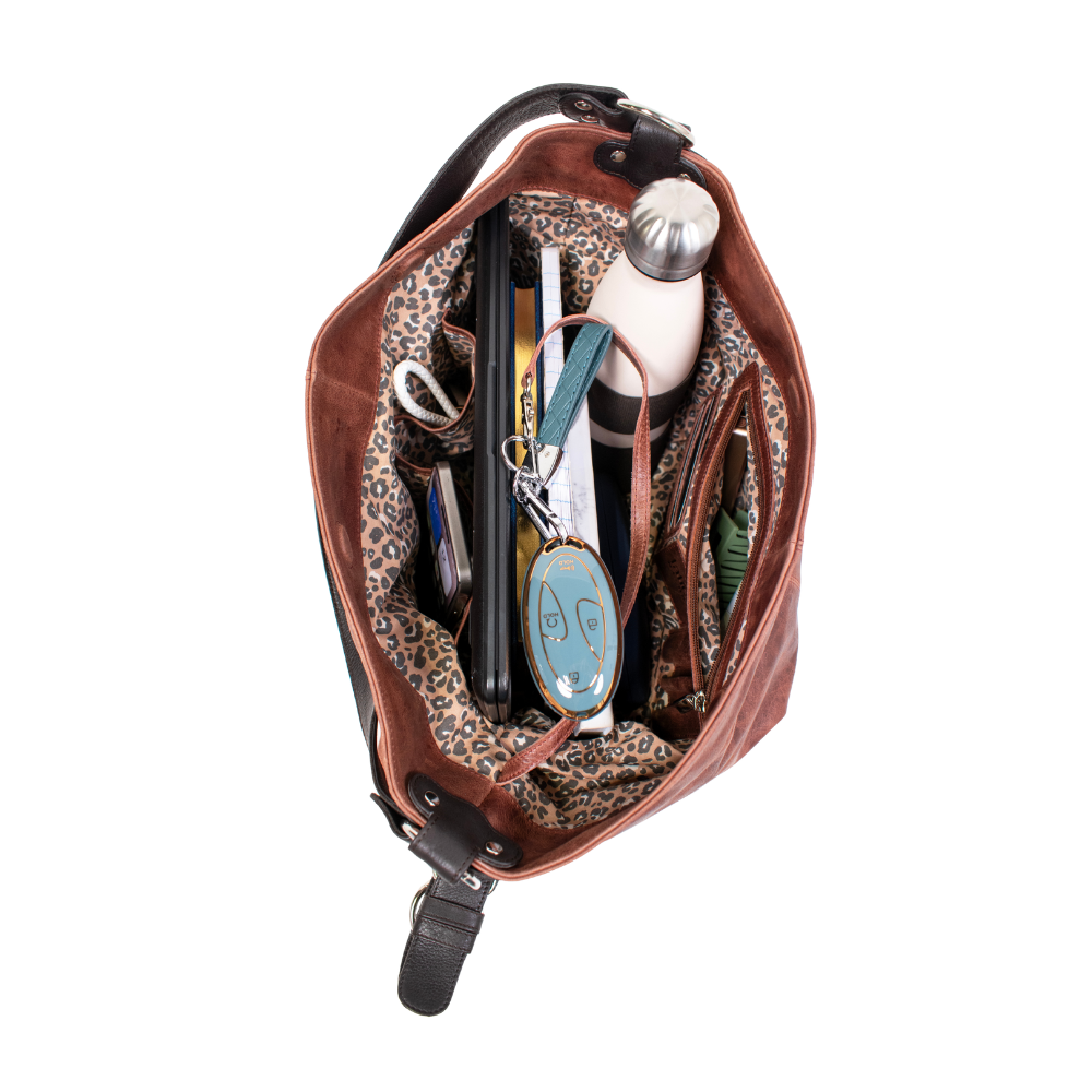 Simone Lg Leather Shoulder Bag - Image 5