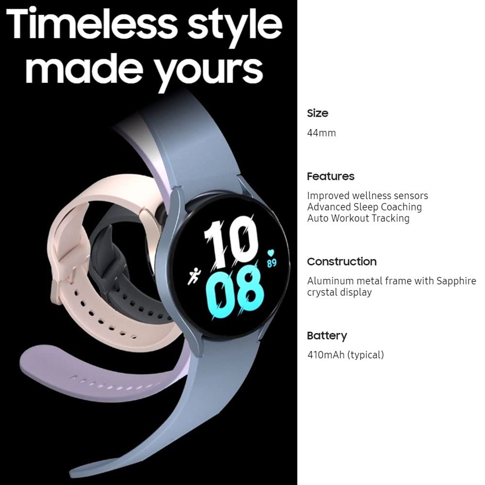 SAMSUNG Galaxy Watch 5 (44mm, WIFI + 4G LTE) 1.4'' Super AMOLED Smartwatch GPS Bluetooth w/ Advanced Sleep - Image 7