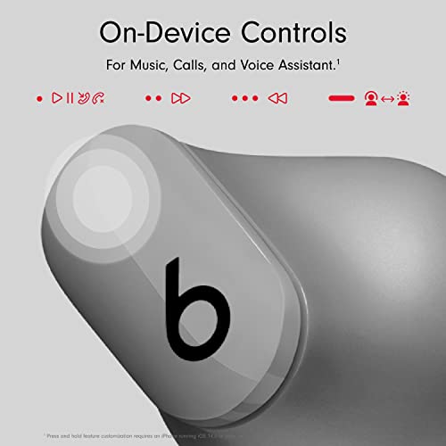 Beats Studio Buds Noise-Canceling True Wireless In-Ear Headphones - Moon Gray - MMT93LL/A - Image 6