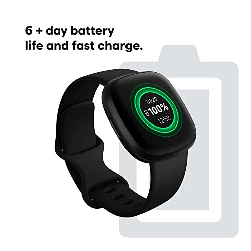 Fitbit - Versa 3 Health & Fitness Smartwatch - Black - FB511BKBK - Image 7