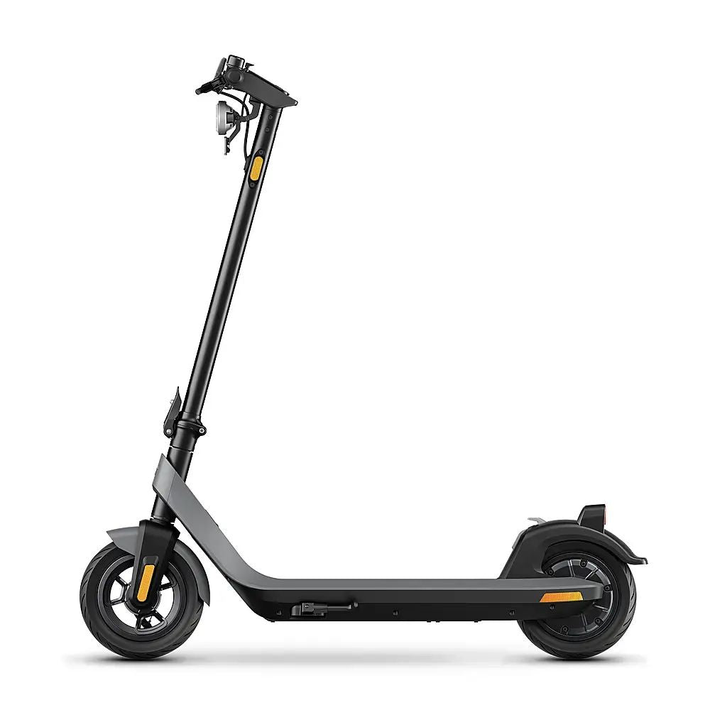 NIU - KQi2 Pro Foldable Electric Kick Scooter w/ 25 mi Max Operating Range & 17.4 mph Max Speed - Gray - Image 2