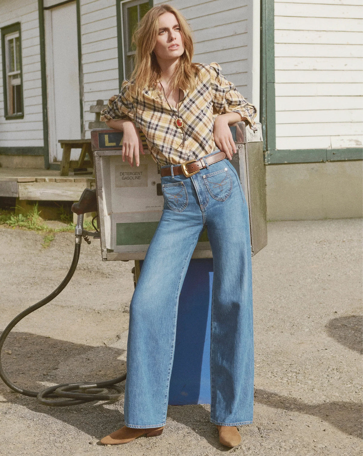 Ashlynn Plaid Blouse - Image 6