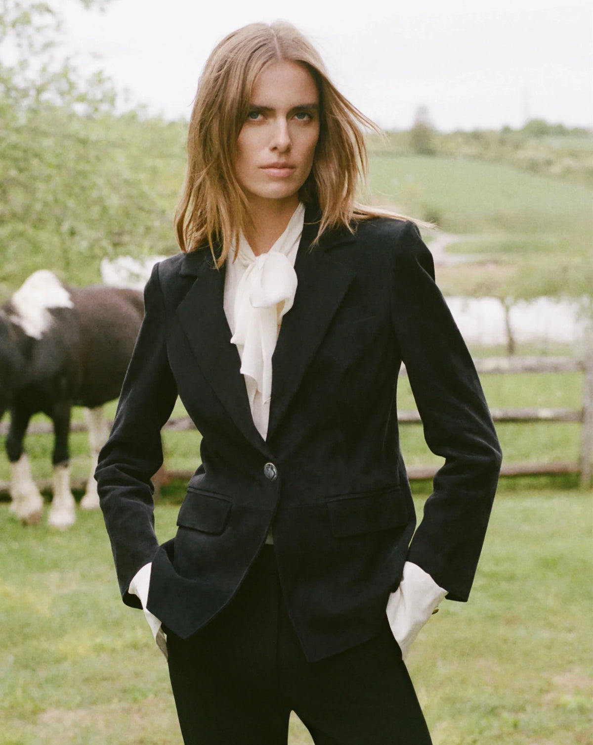 Darlis Scarf-Neck Blouse - Image 6