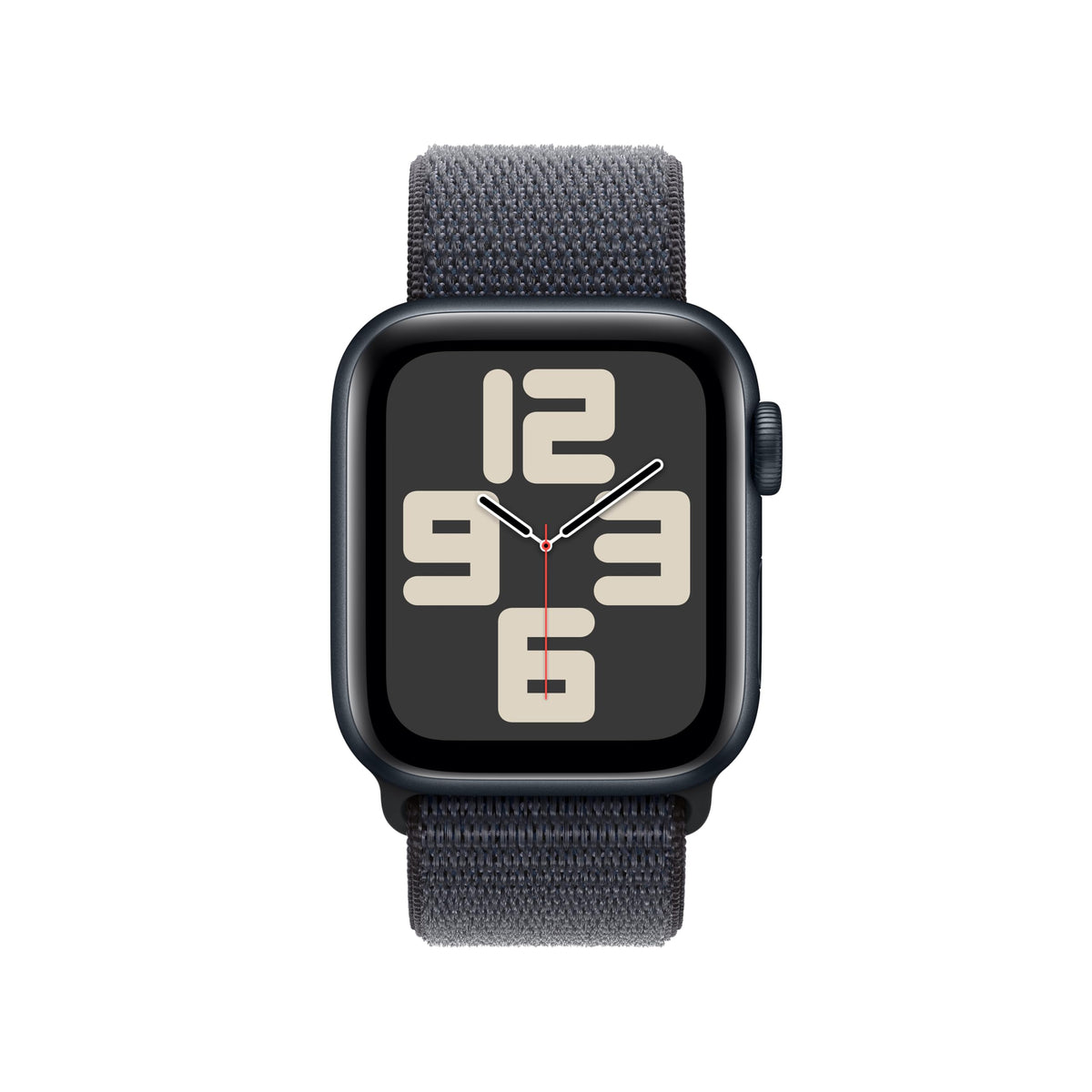Apple Watch SE 2nd Gen (GPS) 40mm Aluminum Case with Ink Sport Loop - Midnight - (2024) - MXEA3LL/A - Image 2