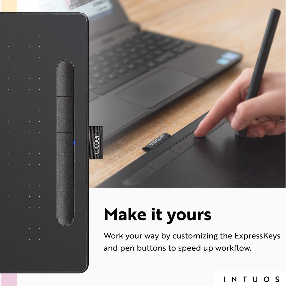 Wacom Intuos Drawing Tablet (Medium) – Black – CTL6100WLK0 - Image 3