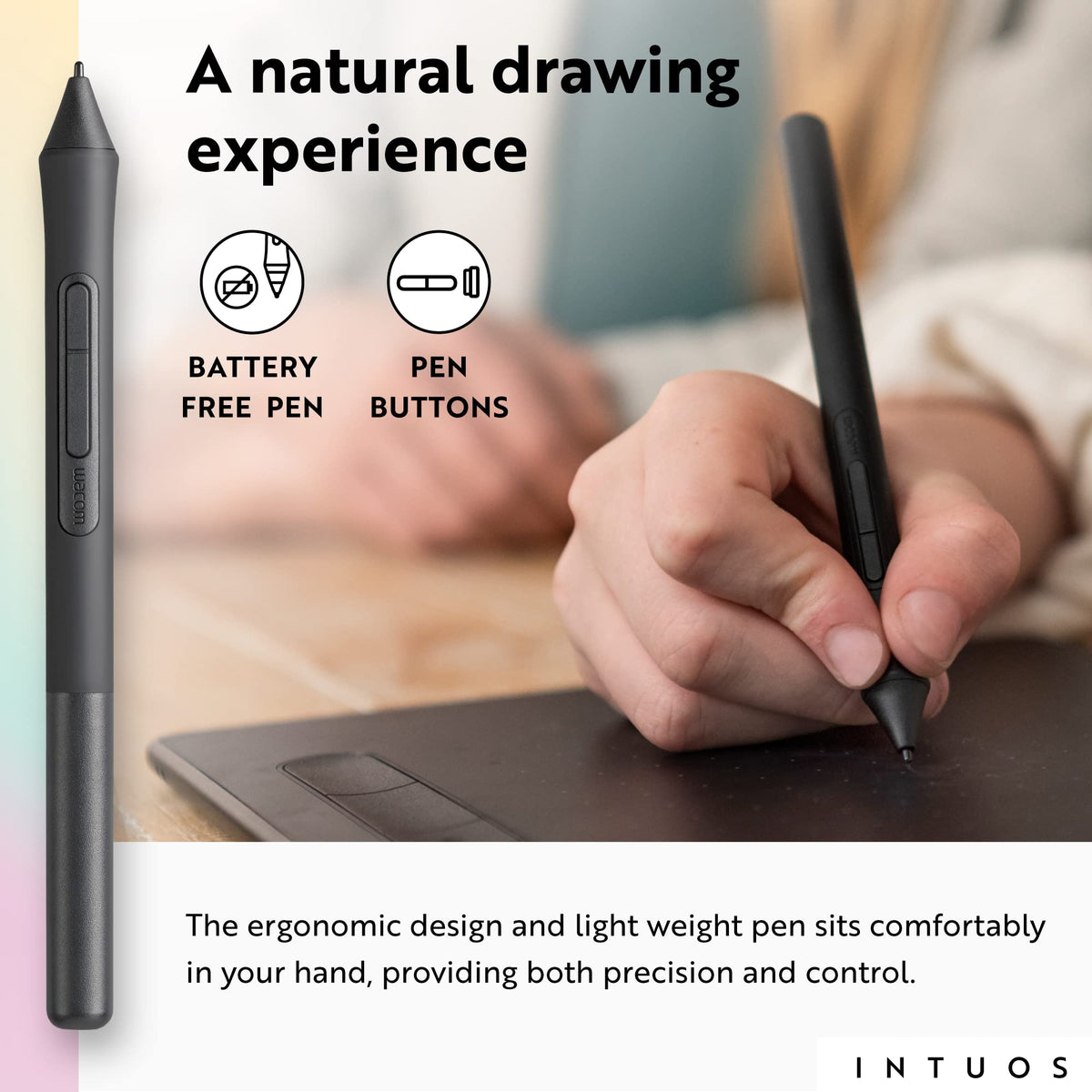 Wacom Intuos Drawing Tablet (Medium) – Black – CTL6100WLK0 - Image 4