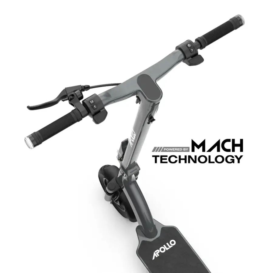 Apollo - Air Premium Electric Scooter w/43 mi Max Range & 21 mph Max Speed - Space Gray - Image 3