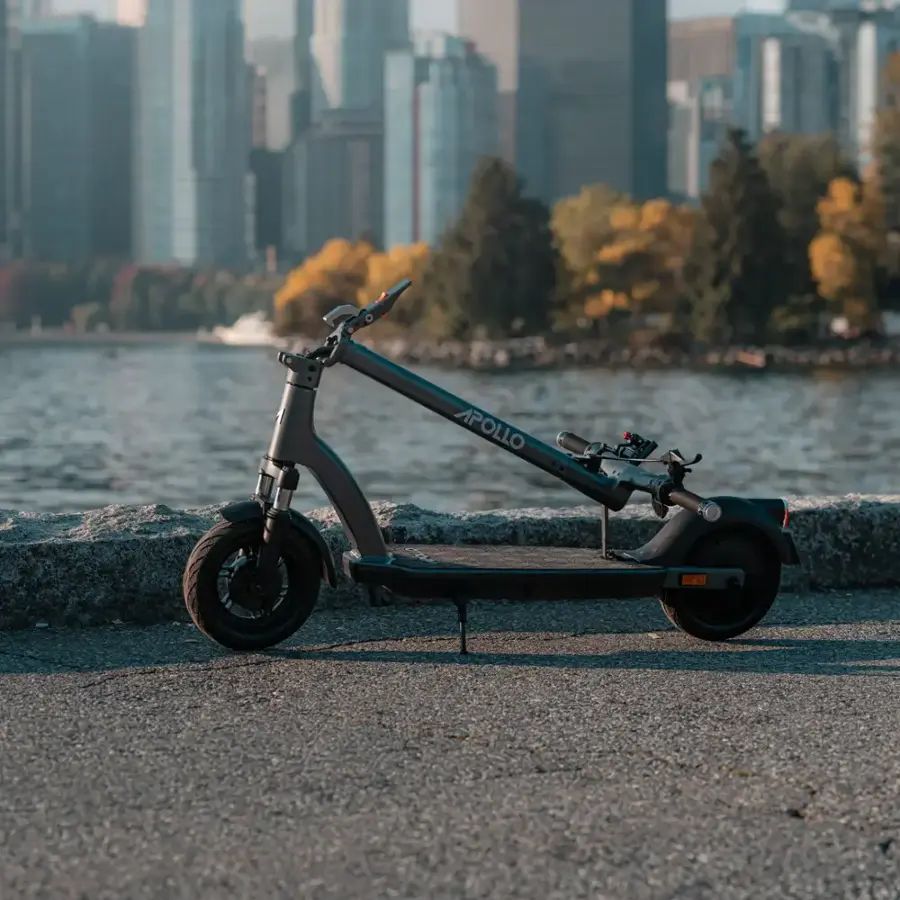 Apollo - Air Premium Electric Scooter w/43 mi Max Range & 21 mph Max Speed - Space Gray - Image 8